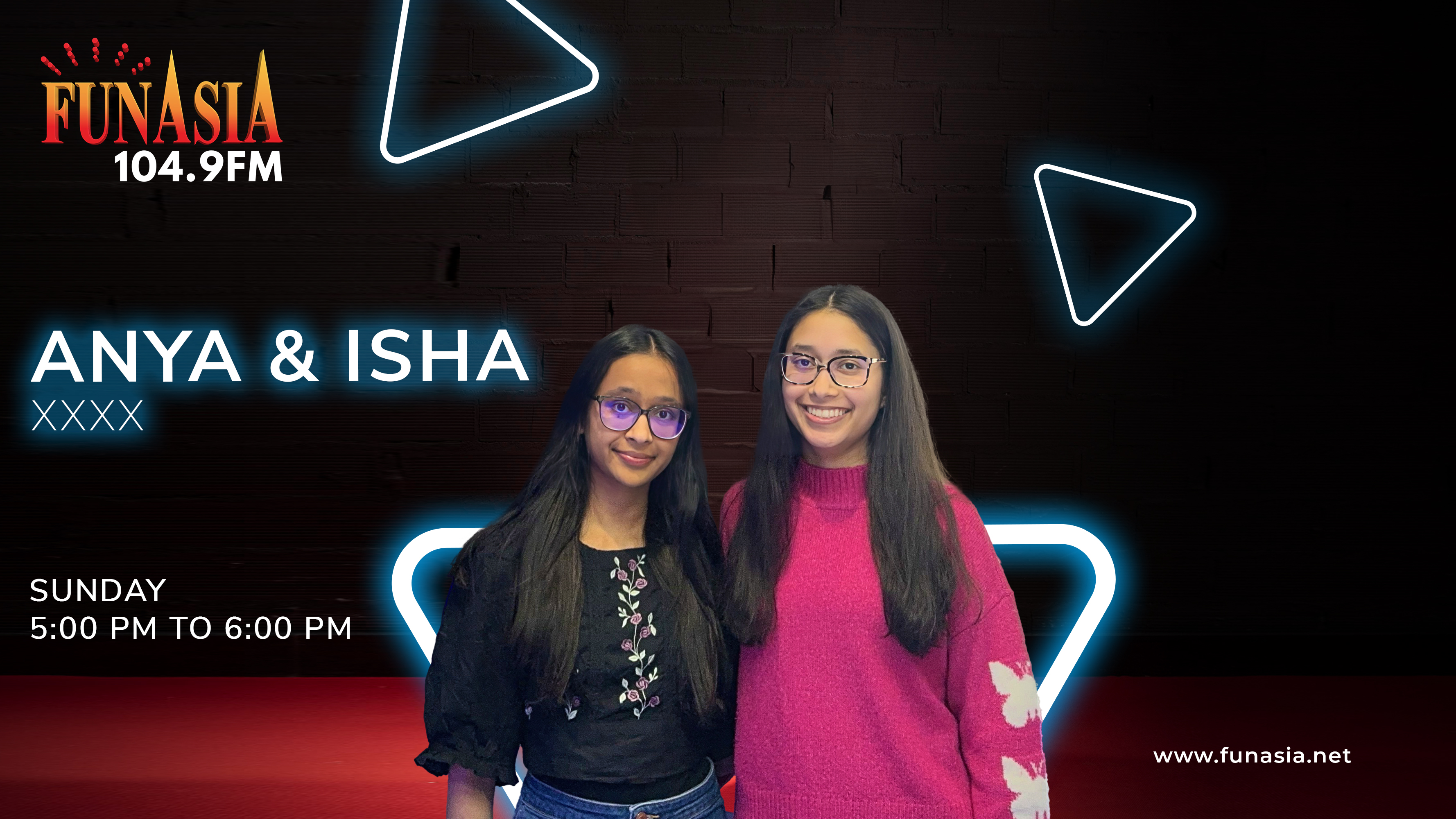 Anya and Isha Show  | Saturday | 5PM to 6PM